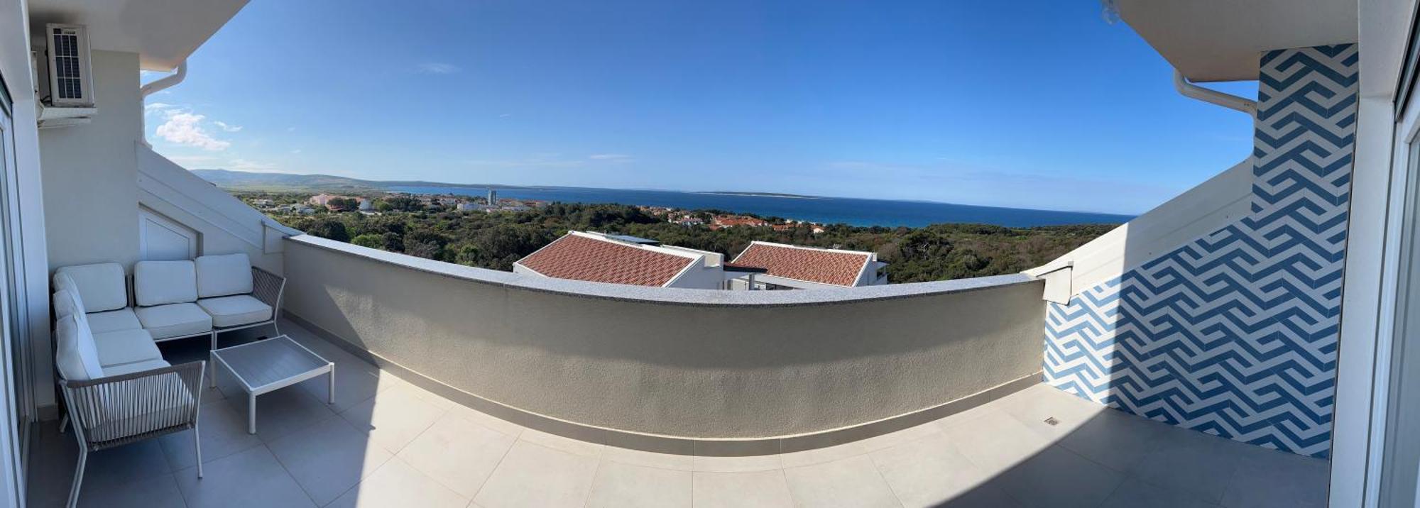 Appartamento Penthouse Sky Deluxe Novaglia Esterno foto